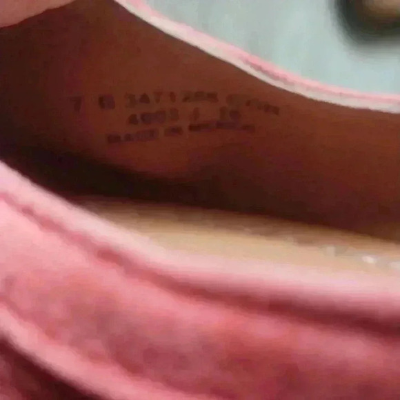 Frye Suede Coral Carson Ballet Flats Size 7 - Picture 9 of 9